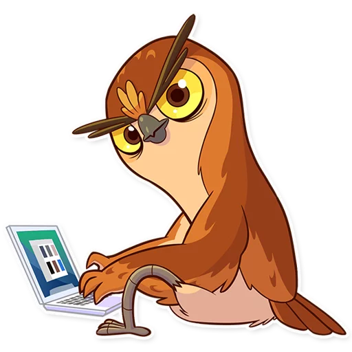 Стікер Freelance Owl 😑