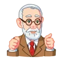 Sigmund Freud emoji 👍