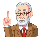 Sigmund Freud emoji ☝️