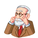Sigmund Freud emoji 😵