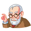 Sigmund Freud emoji 😐