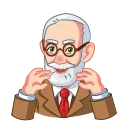 Sigmund Freud emoji 🌈
