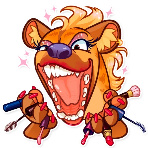Hyena emoji 