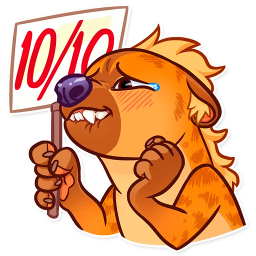 Telegram Sticker «Hyena» 