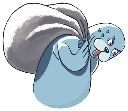 Telegram Sticker «Friendly Seal» 😓