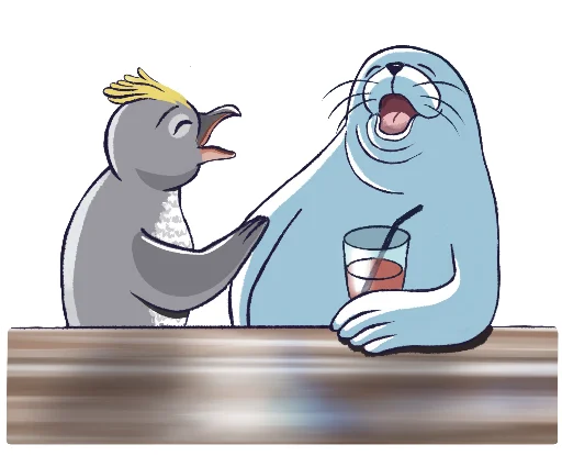 Friendly Seal stiker 😂