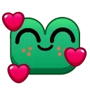 Емодзі Frog Emoji Pack 🥰
