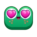 Стікер Frog Emoji Pack  😁