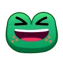 Frog Emoji Pack  stiker 🧐