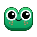 Стікер Frog Emoji Pack  😎