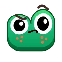 Frog Emoji Pack  stiker 😡