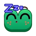 Frog Emoji Pack emoji 😴