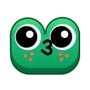 Стікер Frog Emoji Pack  😵‍💫