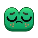 Стікер Frog Emoji Pack  🤧