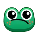 Frog Emoji Pack emoji ☹️