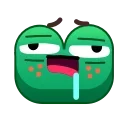 Frog Emoji Pack emoji 🤤