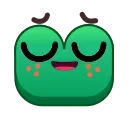 Стикер Frog Emoji Pack #2 😌