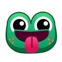 Frog Emoji Pack #2 stiker 😛