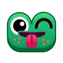 Frog Emoji Pack #2 stiker 😜