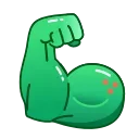 Стикер Frog Emoji Pack #2 💪