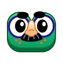 Стикер Frog Emoji Pack #2 🤨