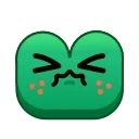 Стикер Frog Emoji Pack #2 😖