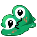 Frog Emoji Pack #2 stiker 🫠