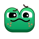 Стикер Frog Emoji Pack #2 🥴