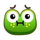 Frog Emoji Pack #2 stiker 🤢