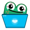 Стікер Frog Emoji Pack #2 💻