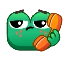 Frog Emoji Pack #2  sticker 📞
