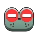 Frog Emoji Pack #2 stiker 🙅‍♂️