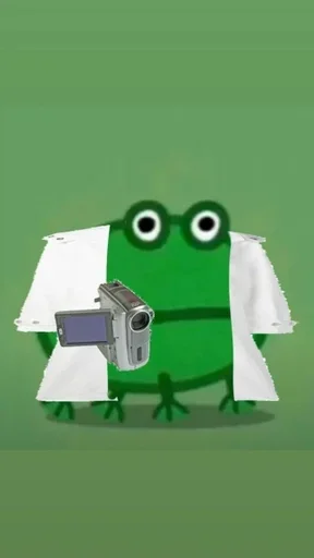 Емодзі Frog Green 🤪