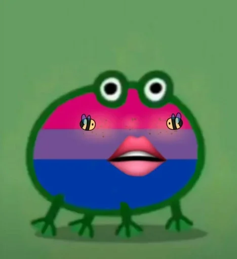 Эмодзи Frog Green 😜