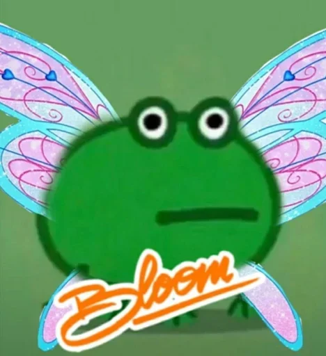 Емодзі Frog Green 🥳