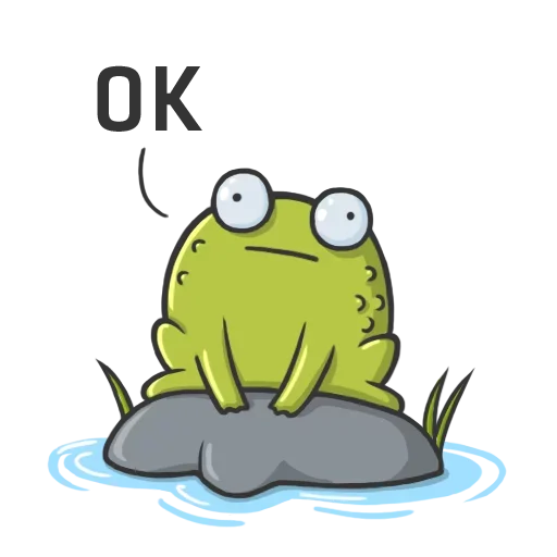 Frog emoji 😏