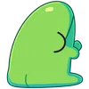 Telegram emoji «Лягушонок Ик» 😶