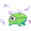 Telegram emoji «Лягушонок Ик» 😐