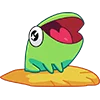 Telegram emoji «Лягушонок Ик» 🤩
