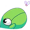 Telegram emoji «Лягушонок Ик» 🪰