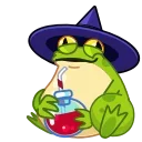 Емодзі Frog Witch 👍