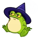 Frog Witch emoji 😐
