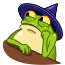 Frog Witch emoji 🙁