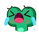 Froggo In Love emoji 😭
