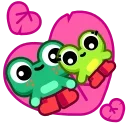 Froggo In Love emoji 💑