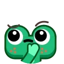 Froggo In Love emoji 😈
