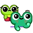 Froggo In Love emoji 🤛