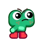 Froggo In Love emoji 😠