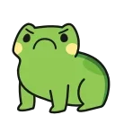 Froggy emoji ☹️