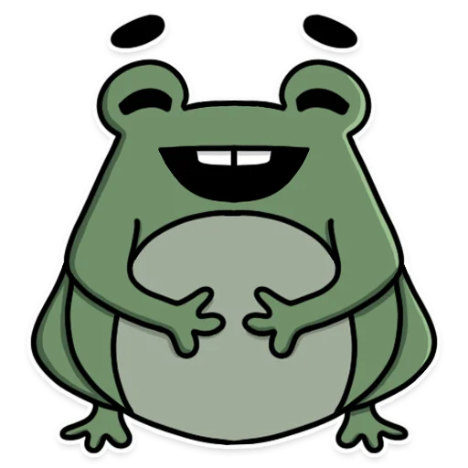 Telegram stiker «Frog's Fine Box» 😆
